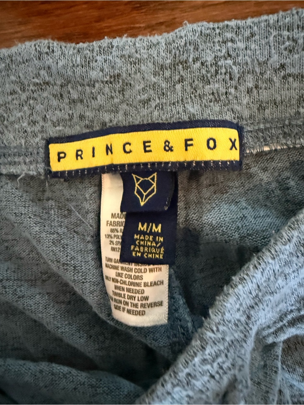 Prince & Fox Blue Drawstring Jogger Sweatpants - Picture 2 of 3